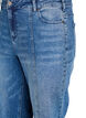 Pinstriped Kiana jeans with bold stitching, Blue, Packshot image number 2