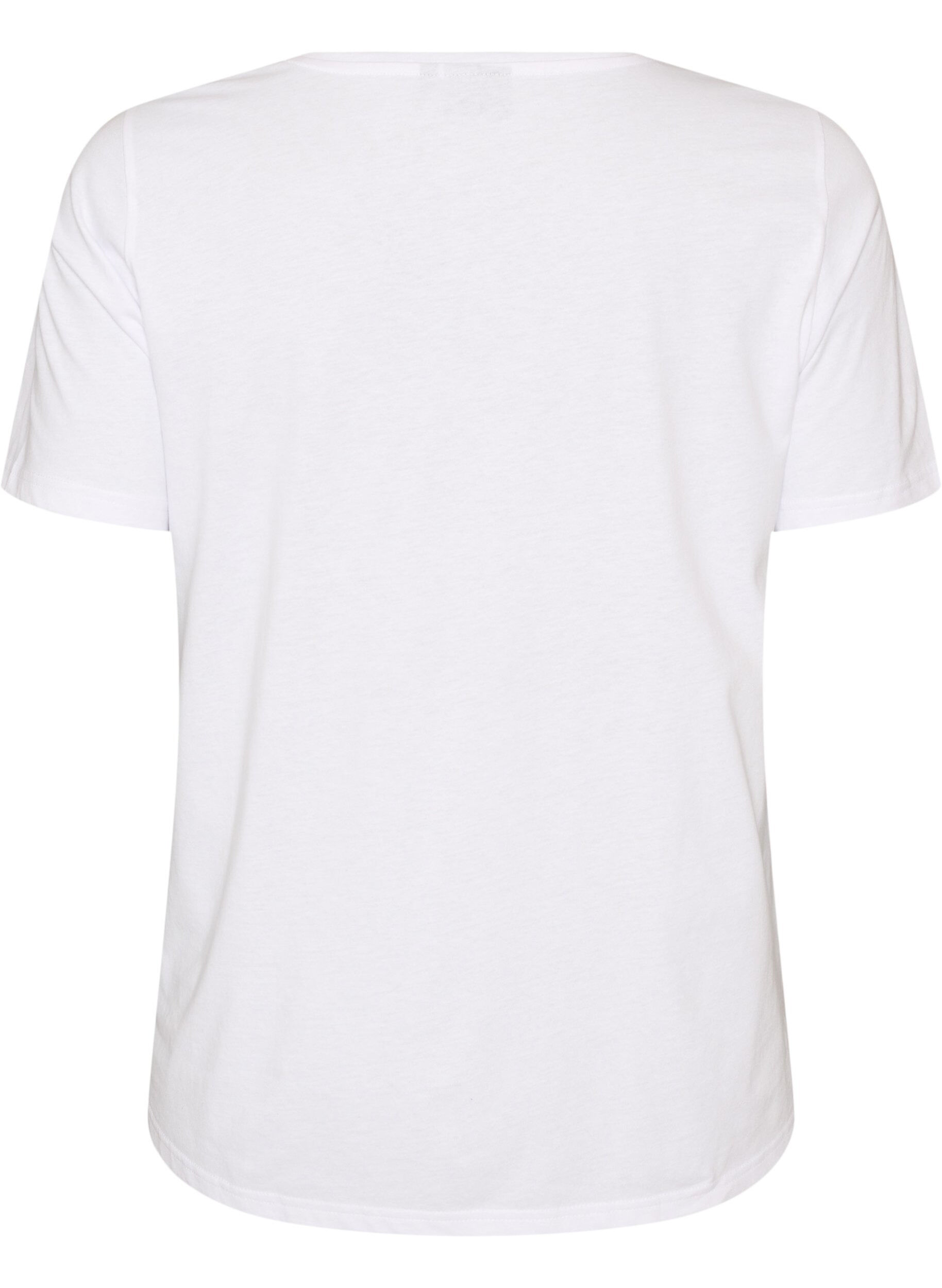 ZizzifashionT-shirt with motif, White, Packshot image number 1