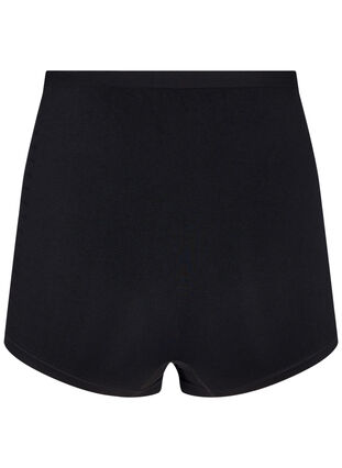 Seamless shorts with regular waist, Black, Packshot image number 1