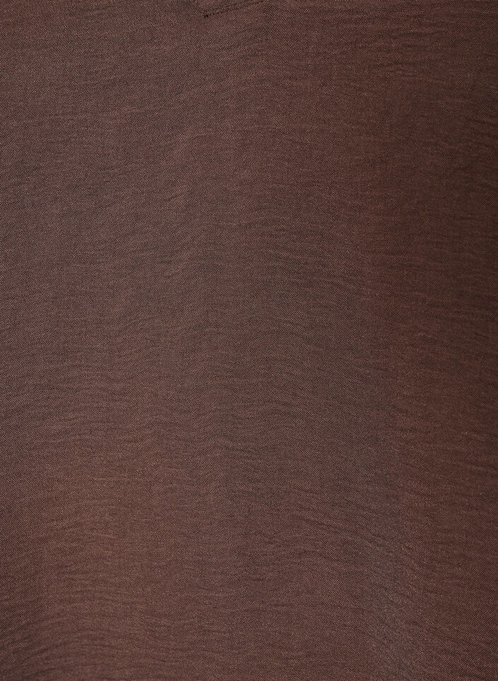 Blouse with 3/4 sleeves, Brown, Packshot image number 2