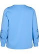 Sweatshirt with embroidered cut-outs, Della Robbia Blue, Packshot image number 1
