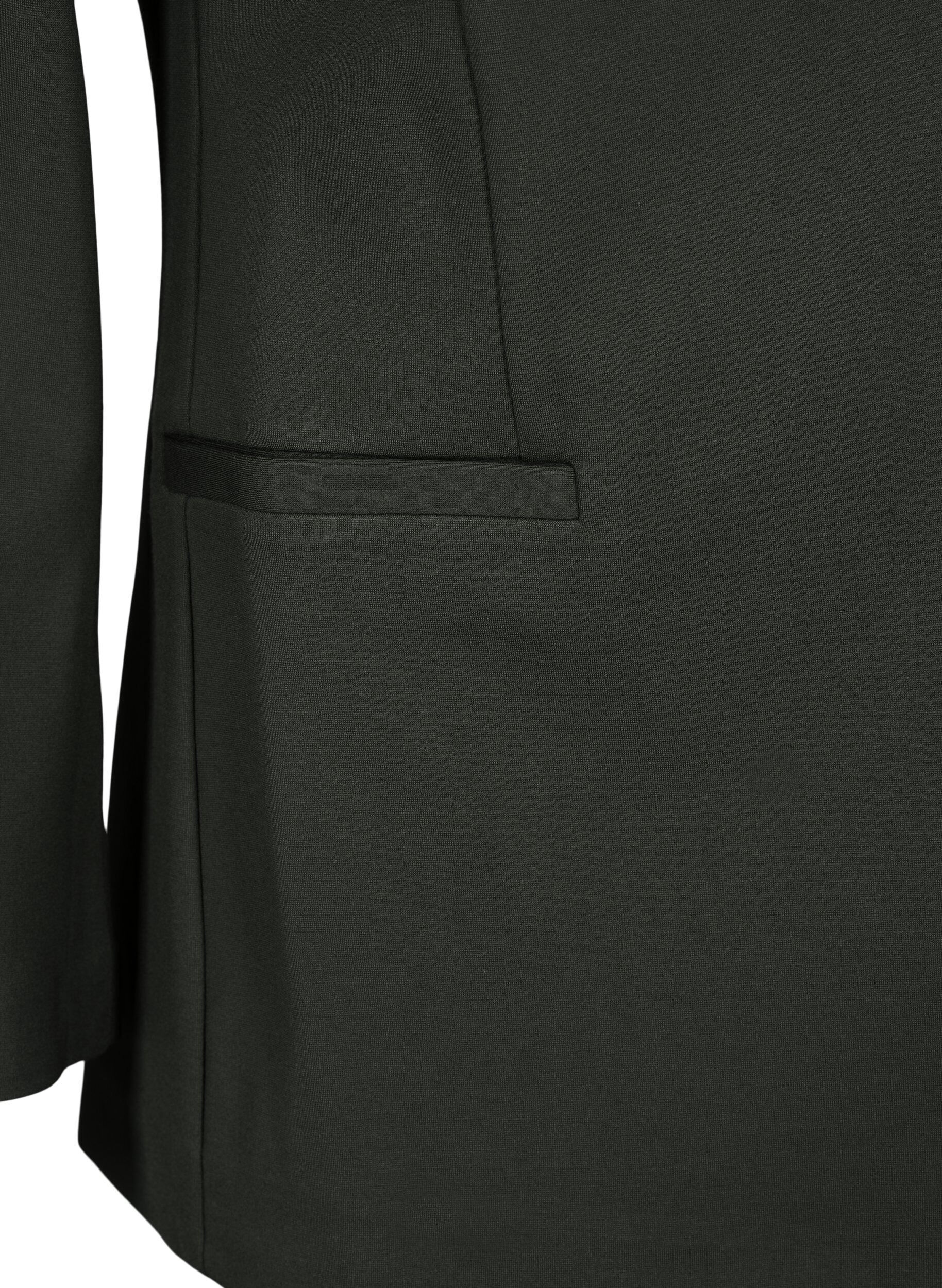 Zizzifashion Simple blazer with button closure, Green, Packshot image number 3