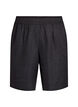 Shorts with pockets and high waist, Black, Packshot image number 0