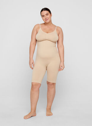 Shapewear Overalls, Nude, Model image number 2
