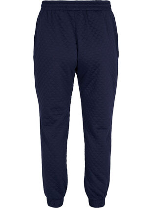 Sweatpants with quilted pattern, Navy Blazer, Packshot image number 1