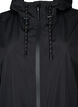 Rain jacket with pockets and a hood, Black, Packshot image number 2