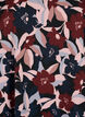 V-neck dress with print, Black R. Flower AOP, Packshot image number 2