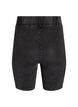 Fitted jersey shorts with a washed effect, Black, Packshot image number 1