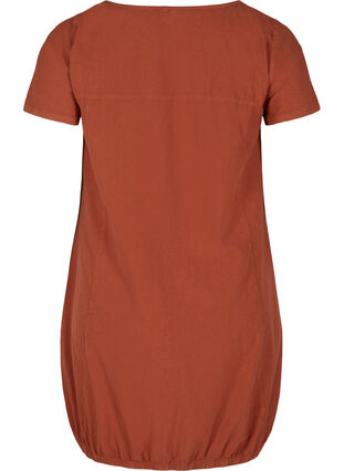 Short-sleeved cotton dress, Arabian Spice, Packshot image number 1