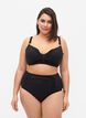 High waisted bikini bottom, Black, Model image number 0