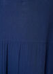 A-line midi dress in cotton muslin, Blue, Packshot image number 2