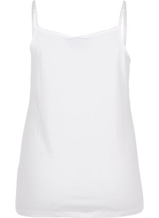 Basic strappy top, Bright White, Packshot image number 1