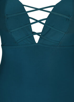 Swimsuit with string detail, Dark Sea, Packshot image number 2