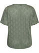 Jersey t-shirt with eyelet embroidery, Green, Packshot image number 1