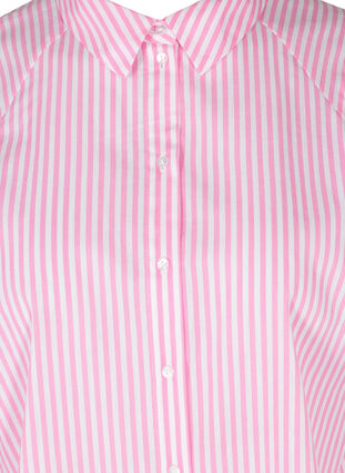 Striped cotton shirt, White/ Pink Stripe, Packshot image number 2