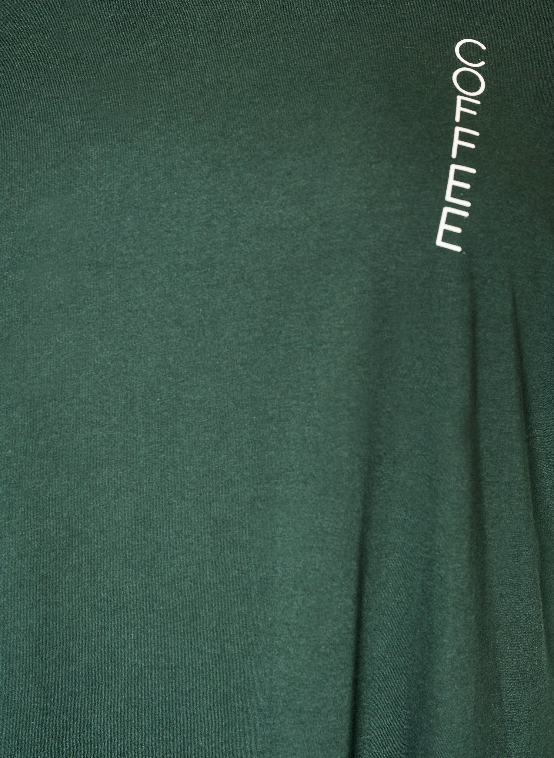 ZizzifashionMidi nightgown in organic cotton, Green, Packshot image number 2