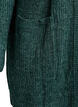 FLASH - Long rib knit cardigan with pockets, Green, Packshot image number 3