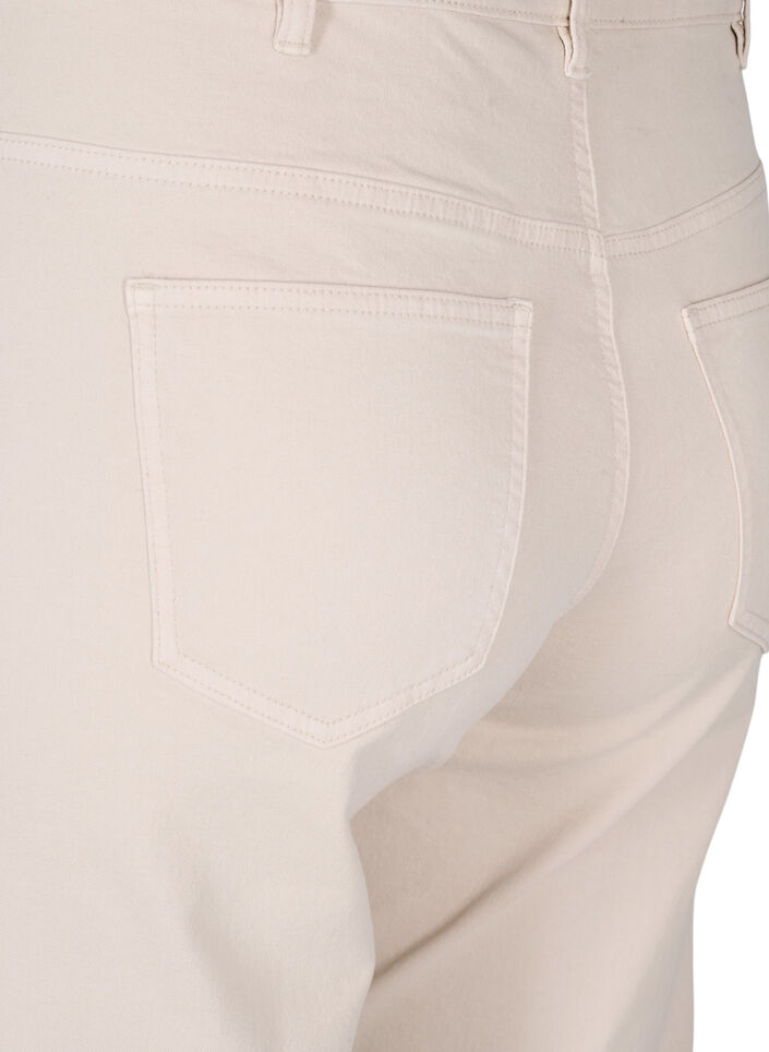 Gemma high-waisted jeans, Beige, Packshot image number 3