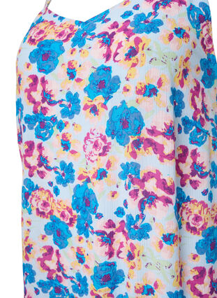Viscose summer dress with straps, Multi Flower AOP, Packshot image number 2