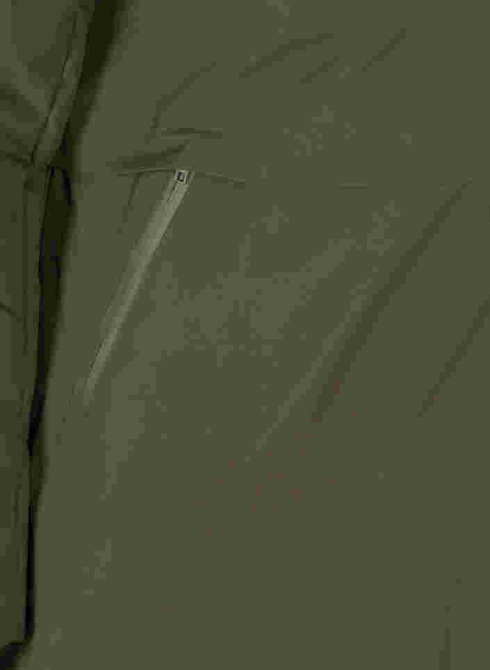 Winter jacket with a drawstring waist, Forest Night, Packshot image number 3