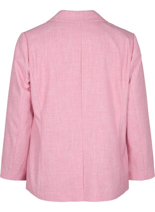 Melange blazer with button closure, Rosebloom, Packshot image number 1