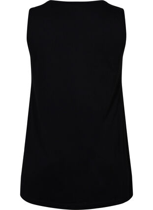 Cotton top with a-shape, Black FLORIDA, Packshot image number 1