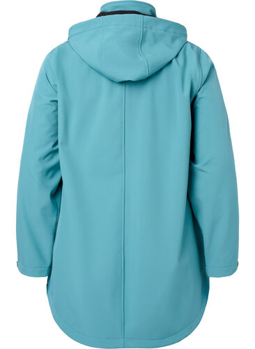 	 Softshell jacket with detachable hood, Brittany Blue, Packshot image number 1