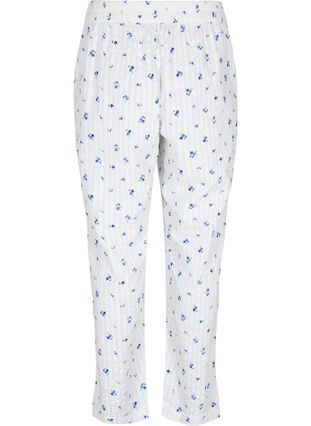 Floral pyjama bottoms in cotton, Snow White AOP, Packshot image number 1