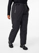 Ski trousers with pockets and adjustable waist, Black, Model image number 2