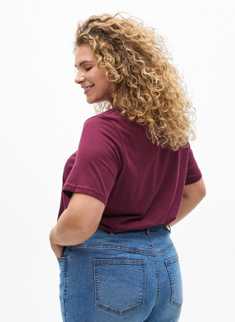 FLASH - T-shirt with print, Red, Model image number 2