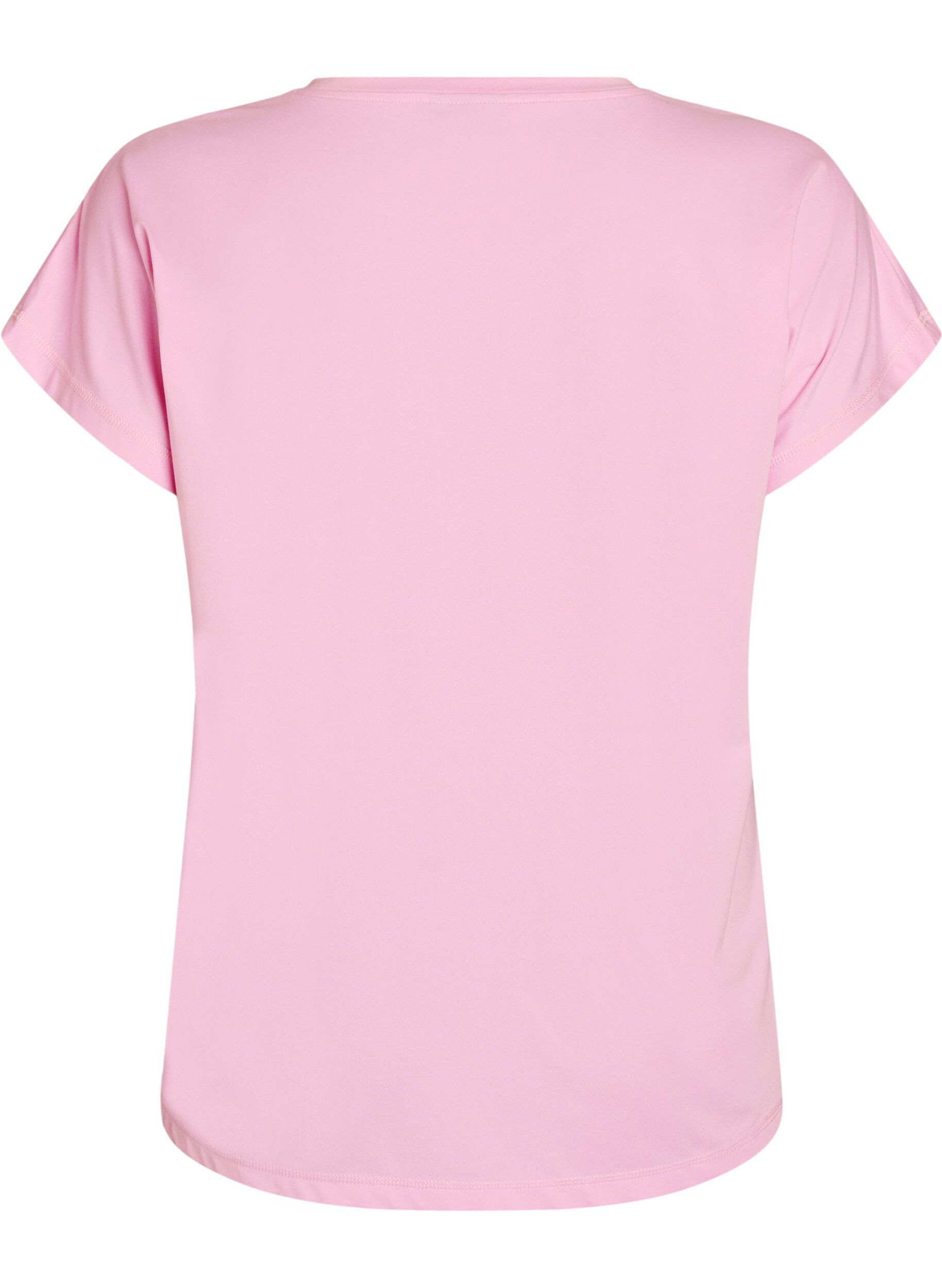 ZizzifashionSolid-coloured training T-shirt, Pink, Packshot image number 1