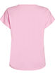 Solid-coloured training T-shirt, Pink, Packshot image number 1