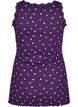 Top with print and lace edge, Purple, Packshot image number 1