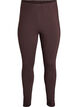 Cotton leggings with lining, Brown, Packshot image number 0