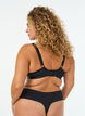 Moulded t-shirt bra with smooth cups, Black, Model image number 1