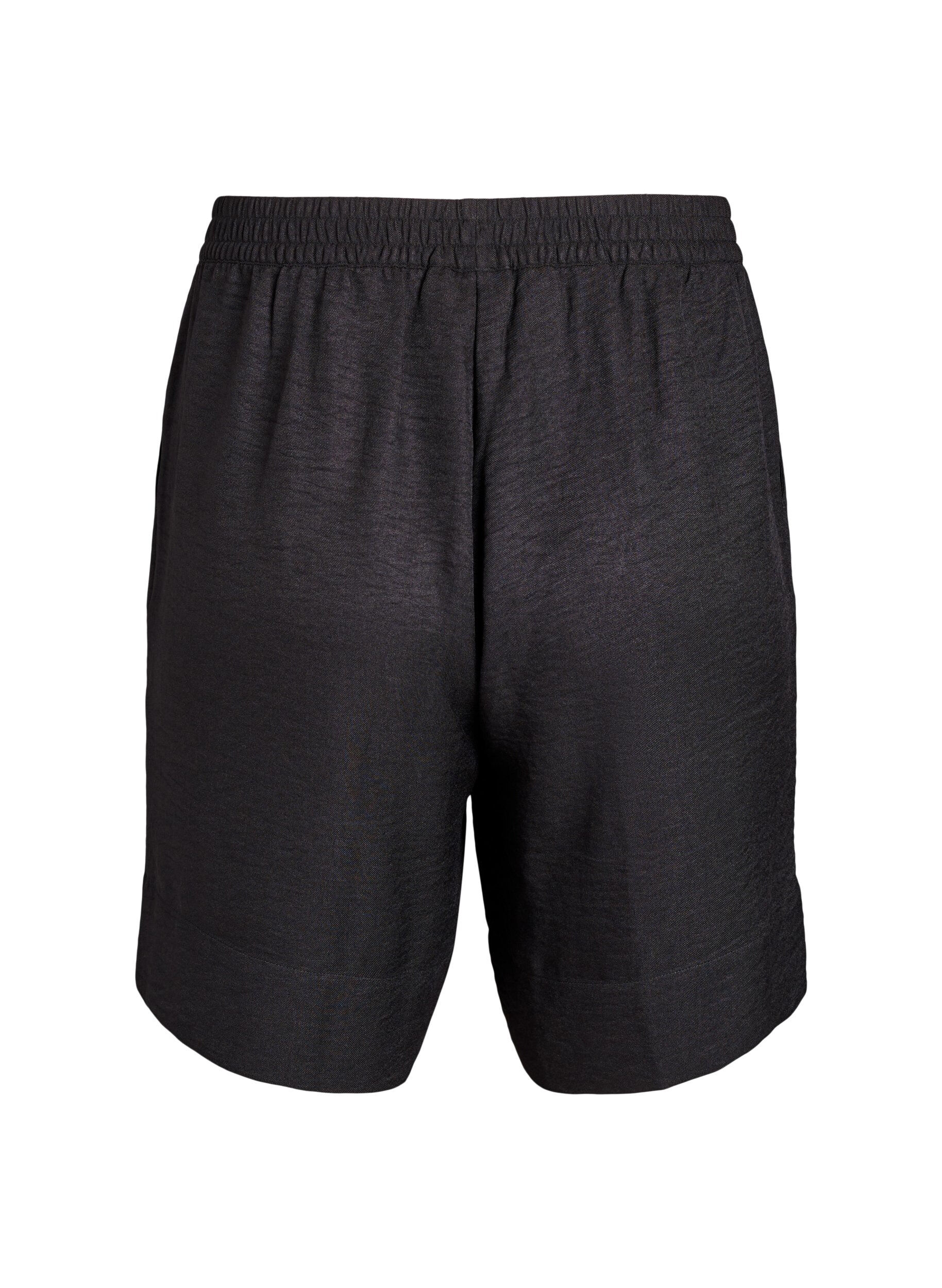 ZizzifashionShorts with pockets and high waist, Black, Packshot image number 1
