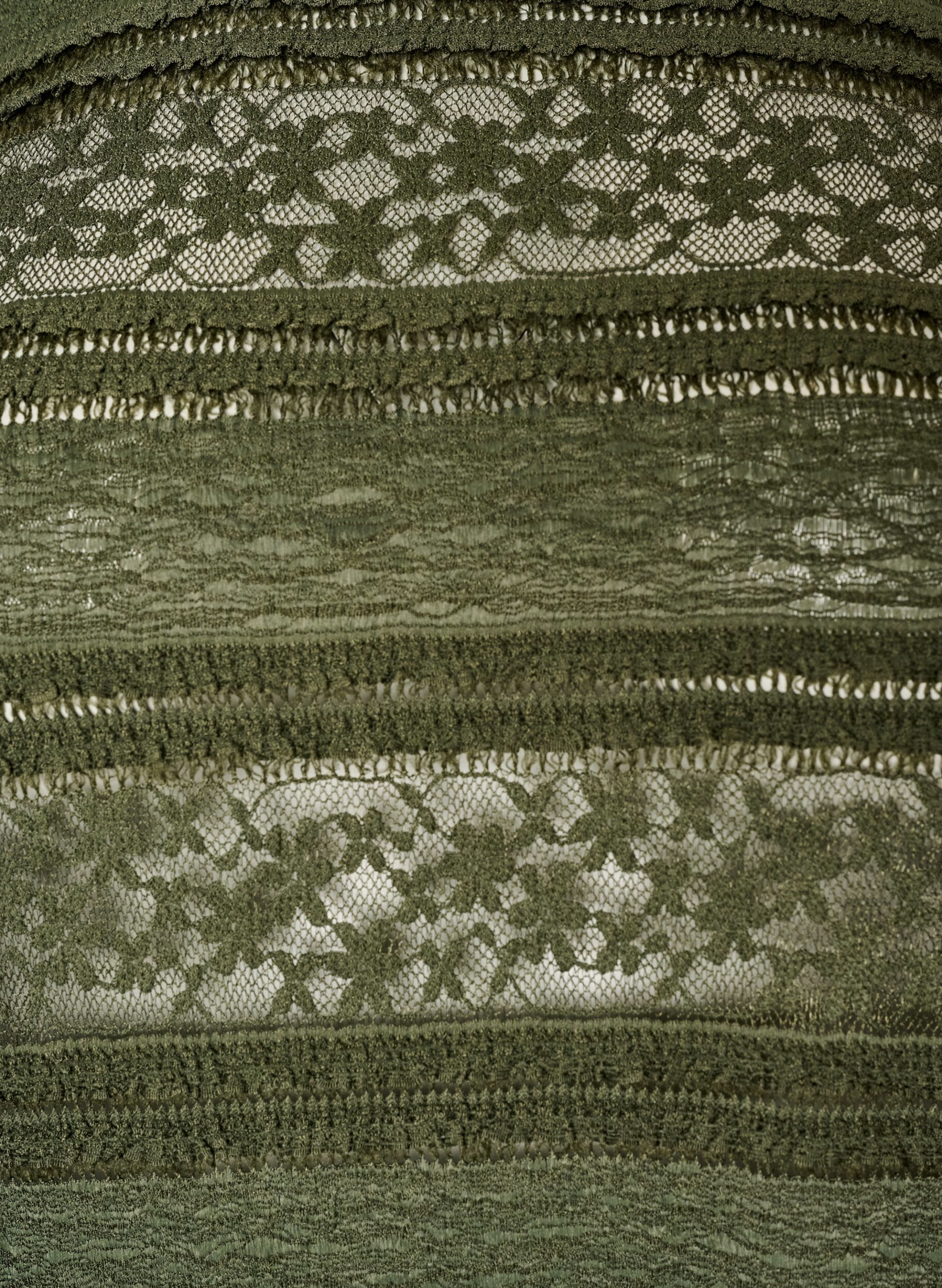 ZizzifashionLace blouse with long sleeves, Green, Packshot image number 2