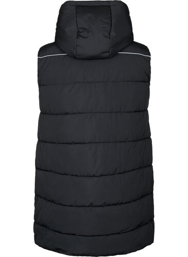Sporty hoodie with pockets, Black, Packshot image number 1