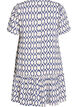 Dress in viscose with cutline, Blue, Packshot image number 1