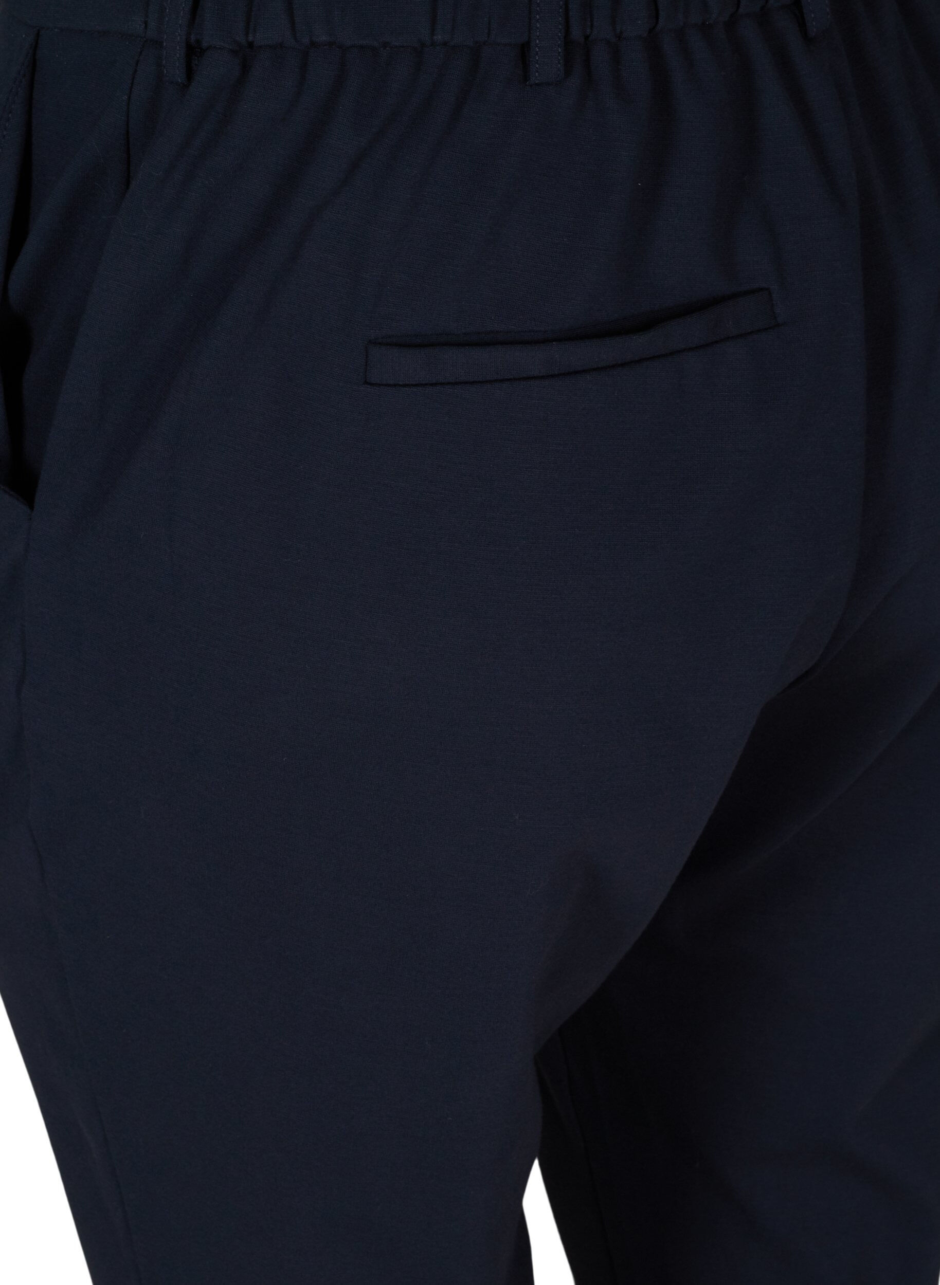 Zizzifashion Cropped Maddison trousers, Blue, Packshot image number 3