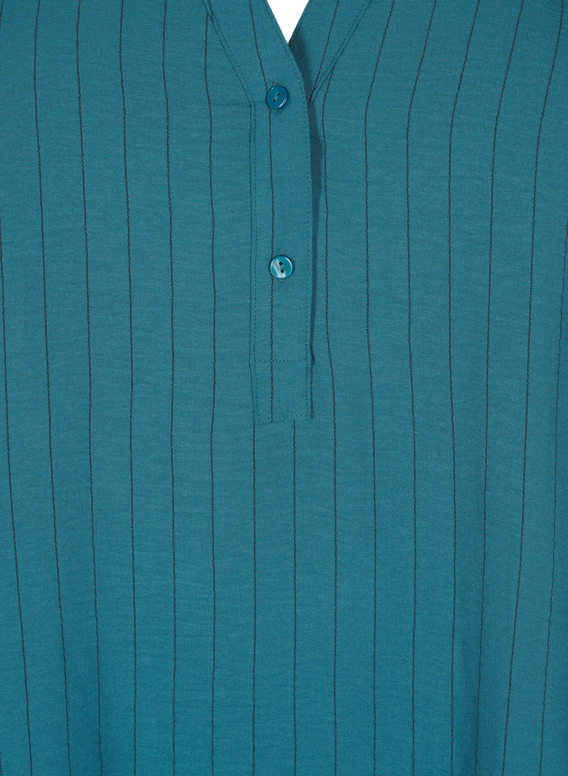 ZizzifashionPinstripe shirt blouse, Green, Packshot image number 2