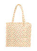 Shopping bag with zipper, Yellow, Packshot image number 1