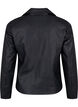 biker jacket in imitated leather, Black, Packshot image number 1