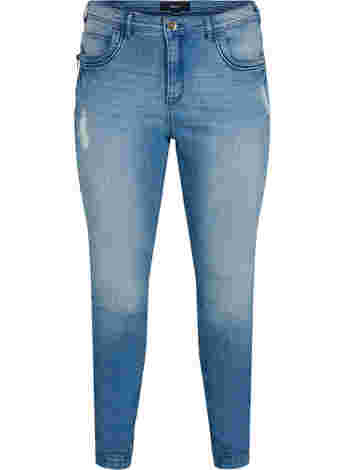 Super slim Amy jeans with slit and buttons