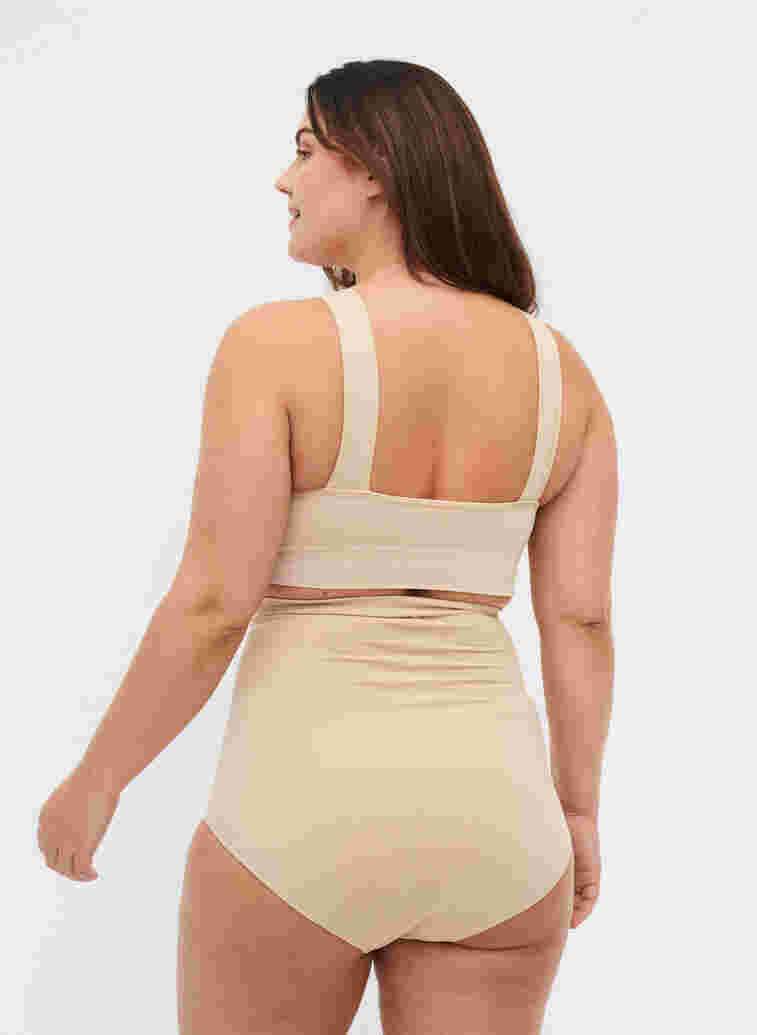High-waisted shapewear knickers, Nude, Model image number 1