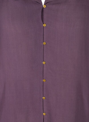 Viscose shirt with 3/4 sleeves, Vintage Violet, Packshot image number 2