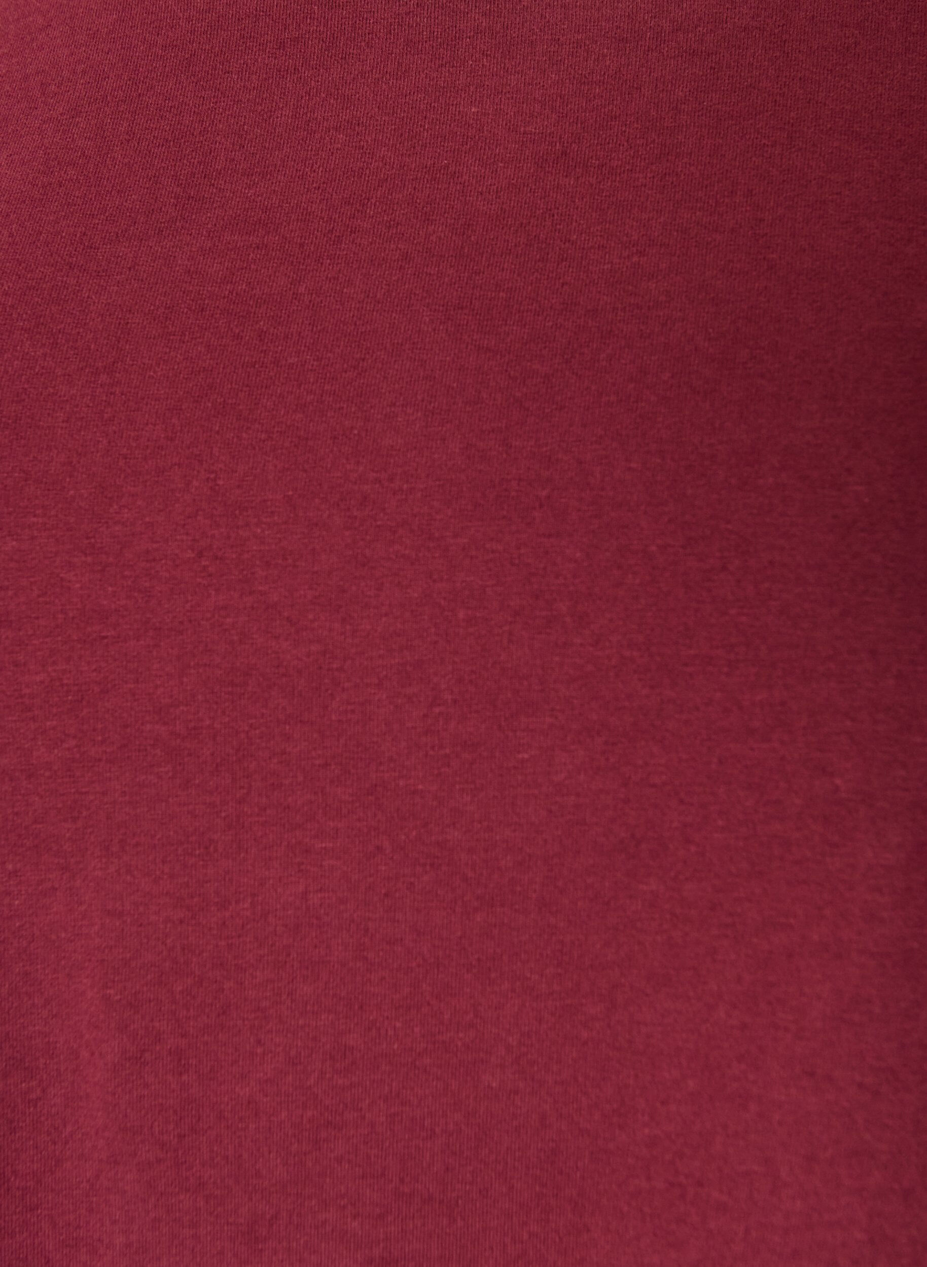 ZizzifashionBasic jersey blouse with long sleeves, Red, Packshot image number 2