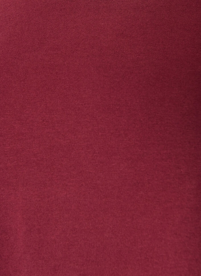 Basic jersey blouse with long sleeves, Red, Packshot image number 2
