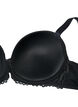 Moulded underwire lace bra, Black, Packshot image number 3