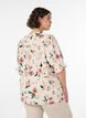 Shirt blouse with 1/2 sleeves, Red, Model image number 2